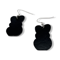 Sugar Bunny Faux Leather Earrings
