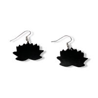 Lotus Flower UV Color Change  Earrings