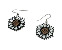 Sunflower UV Color Change  Earrings