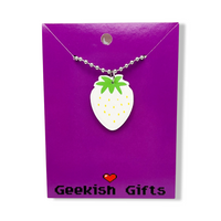 Strawberry UV Color Change Necklace
