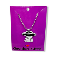 UFO Holographic Necklace