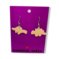 Dino Chicken Nugget  Earrings