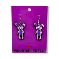 Lester The Rag Bunny Earrings