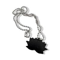 Lotus Flower UV Color Change Necklace
