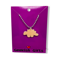 Dino Chicken Nugget Necklace