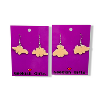 Dino Chicken Nugget  Earrings