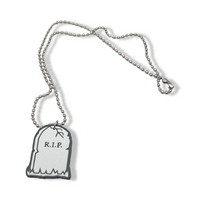 Tombstone Glow In The Dark Necklace