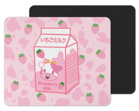 Strawberry Milk Kawaii Mousepad