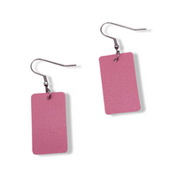 Strawberry Pocky Japanese Snack Faux Leather Earrings