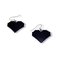 Gender Queer Pixel Heart Earrings
