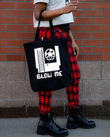 "Blow Me" Retro Video Game Cartridge - Canvas Tote Bag