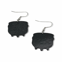 Witches Cauldron Glow In The Dark Earrings
