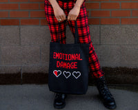 EMOTIONAL DAMAGE - Canvas Tote Bag