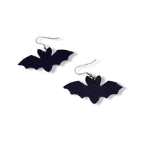 Glow In The Dark Bat  Earrings