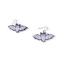 Glow In The Dark Bat  Earrings
