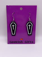 Coffin  Earrings