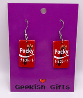 Chocolate Pocky Earrings