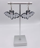 Glow In The Dark Bat  Earrings
