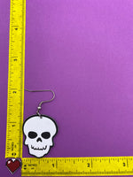Skull Glow In The Dark Earrings