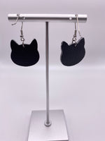 Black Cat Glow In The Dark Earrings