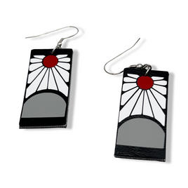 Hanafuda Card Cosplay Earrings