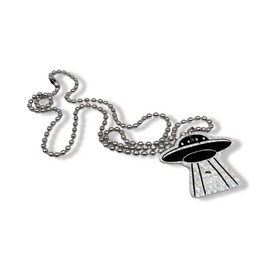 UFO Holographic Necklace