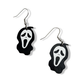 Glow In The Dark Ghost Mask Face Necklace
