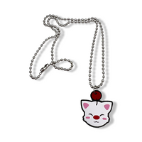 Moogle Faux Leather Necklace