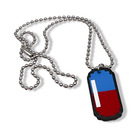 Retro Pixel Pills Necklace