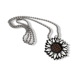 Sunflower UV Color Change Necklace