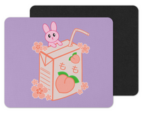 Peach Juice Bunny Kawaii Mousepad