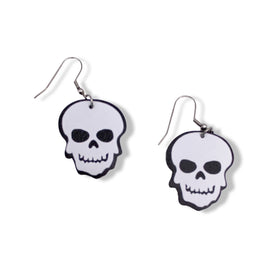 Skull Glow In The Dark Earrings