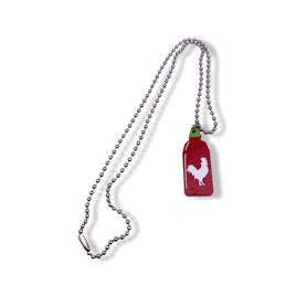 Sriracha Bottle Necklace