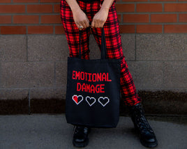 EMOTIONAL DAMAGE - Canvas Tote Bag