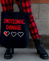 EMOTIONAL DAMAGE - Canvas Tote Bag