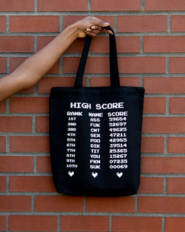 High Score - Canvas Tote  (NSFW)