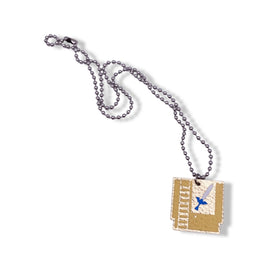 Retro Gold Cartridge Faux Leather Necklace