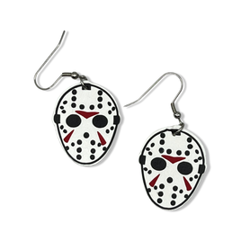 Hockey Mask  Killer Earrings