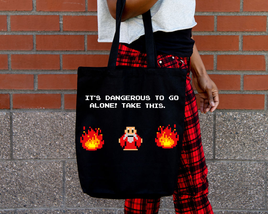 Dangerous To Go Alone - Canvas Tote Bag