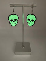Skull Glow In The Dark Earrings