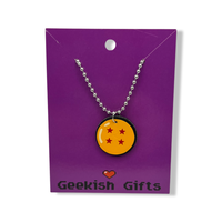 Dragon Ball Faux Leather Necklace