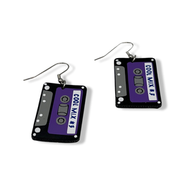 Casette Tape  Earrings