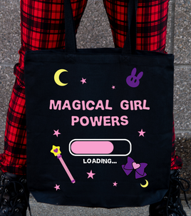 Magical Girl Powers Loading- Canvas Tote Bag